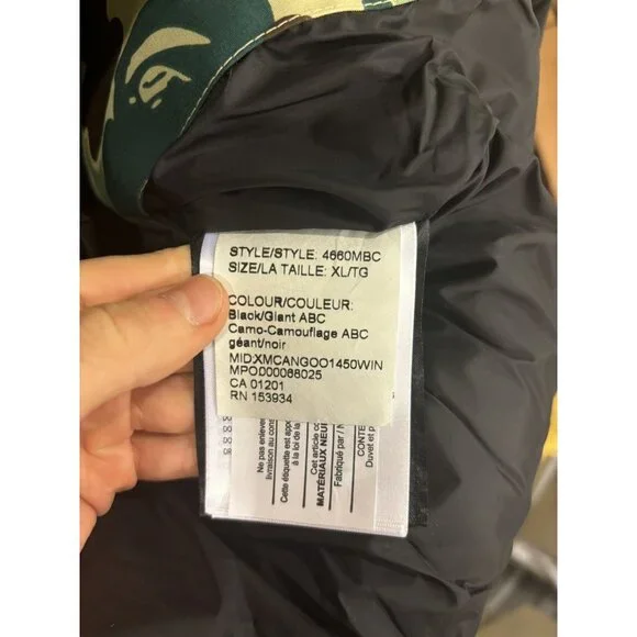 Canada Goose x Bape x Concepts Black/Camo Expedition Parka - Picture 11 of 13